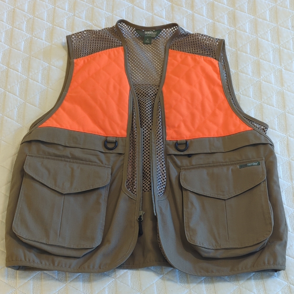 Gander Mountain Orange and Brown Hunting Vest